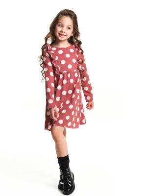 Платье для девочек Mini Maxi, модель 7155, цвет розовый/мультиколор