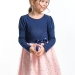 Платье для девочек Mini Maxi, модель 4418, цвет синий/розовый/мультиколор 