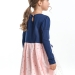 Платье для девочек Mini Maxi, модель 4418, цвет синий/розовый/мультиколор 