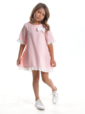Платье для девочек Mini Maxi, модель 48332, цвет кремовый/розовый