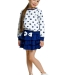 Комплект одежды для девочек Mini Maxi, модель 1362/1363, цвет белый/синий 