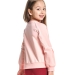 Свитшот для девочек Mini Maxi, модель 2524, цвет кремовый/розовый 