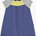 Платье для девочек Mini Maxi, модель 2686, цвет синий/желтый 