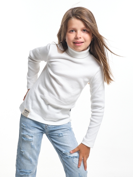 Джемпер для девочек Mini Maxi, модель 0662, цвет белый 
