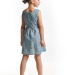 Платье для девочек Mini Maxi, модель 3356, цвет голубой/мультиколор 