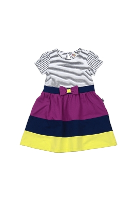 Платье для девочек Mini Maxi, модель 2984, цвет мультиколор/лиловый
