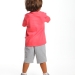 Комплект одежды для мальчиков Mini Maxi, модель 7172/7173, цвет коралловый 