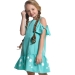Платье для девочек Mini Maxi, модель 4602, цвет бирюзовый 
