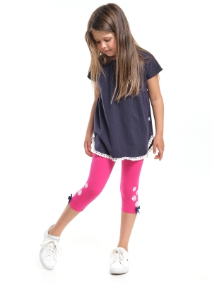 Комплект одежды для девочек Mini Maxi, модель 1358/4003, цвет темно-синий/малиновый