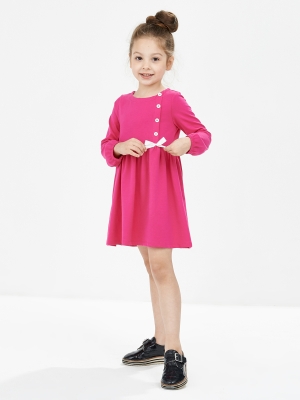 Платье для девочек Mini Maxi, модель 2728, цвет малиновый