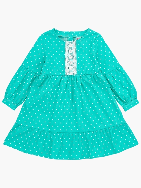 Платье для девочек Mini Maxi, модель 7778, цвет бирюзовый/мультиколор 