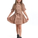 Платье для девочек Mini Maxi, модель 7669, цвет коричневый 