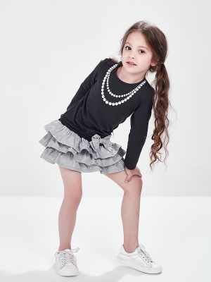 Платье для девочек Mini Maxi, модель 0417, цвет антра
