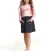 Платье для девочек Mini Maxi, модель 2626, цвет кремовый/розовый 
