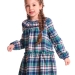 Платье для девочек Mini Maxi, модель 6867, цвет клетка/бирюзовый 