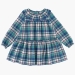 Платье для девочек Mini Maxi, модель 6867, цвет клетка/бирюзовый 