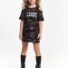 Платье для девочек Mini Maxi, модель 4583, цвет хаки/камуфляж 