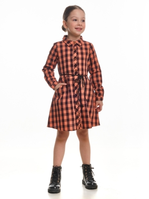 Платье для девочек Mini Maxi, модель 4060, цвет оранжевый/мультиколор