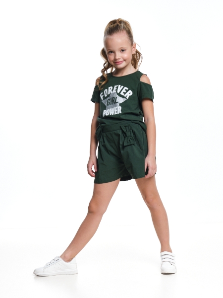 Комплект одежды для девочек Mini Maxi, модель 4581/4582, цвет зеленый 