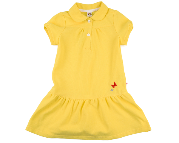 Платье для девочек Mini Maxi, модель 0695, цвет желтый 