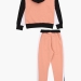 Спортивный костюм для девочек Mini Maxi, модель 7704, цвет кремовый/черный 