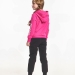 Спортивный костюм для девочек Mini Maxi, модель 4736, цвет малиновый/черный/меланж 