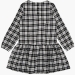 Платье для девочек Mini Maxi, модель 6837, цвет черный/белый/клетка 