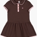 Платье для девочек Mini Maxi, модель 7008, цвет коричневый/розовый 