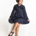Платье для девочек Mini Maxi, модель 7014, цвет темно-синий 