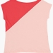 Футболка для девочек Mini Maxi, модель 3228, цвет кремовый/розовый 