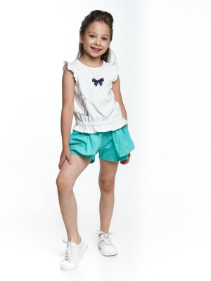 Комплект одежды для девочек Mini Maxi, модель 4347/4348, цвет бирюзовый