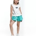Комплект одежды для девочек Mini Maxi, модель 4347/4348, цвет бирюзовый 