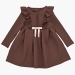 Платье для девочек Mini Maxi, модель 7401, цвет коричневый 