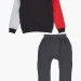 Спортивный костюм для мальчиков Mini Maxi, модель 6785, цвет черный/красный 