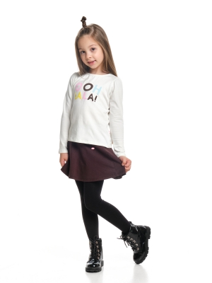 Комплект с юбкой "OOH LALA" (92-116см) Mini Maxi 0901/0902(2)кофе