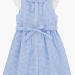 Платье для девочек Mini Maxi, модель 4563, цвет голубой/клетка 
