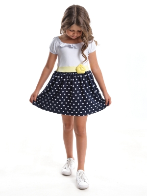 Платье для девочек Mini Maxi, модель 1525, цвет белый/мультиколор