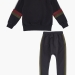 Спортивный костюм для мальчика Mini Maxi, модель 6882, цвет черный/хаки 