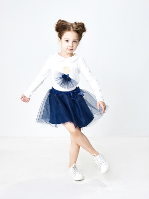 Комплект одежды для девочек Mini Maxi, модель 3649/3650, цвет белый