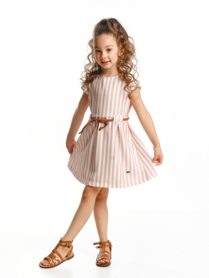 Платье для девочек Mini Maxi, модель 6407, цвет розовый/мультиколор