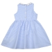 Платье для девочек Mini Maxi, модель 6644, цвет голубой/мультиколор 