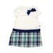 Платье для девочек Mini Maxi, модель 2747, цвет белый/клетка 