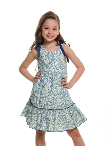 Платье для девочек Mini Maxi, модель 7494, цвет голубой 