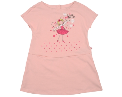 Платье для девочек Mini Maxi, модель 4073, цвет мультиколор/розовый