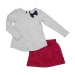 Комплект одежды для девочек Mini Maxi, модель 1130/1168, цвет серый 