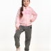 Спортивный костюм для девочек Mini Maxi, модель 3648, цвет розовый/графит 
