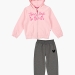 Спортивный костюм для девочек Mini Maxi, модель 3648, цвет розовый/графит 