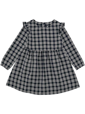 Платье для девочек Mini Maxi, модель 6826, цвет зеленый/клетка