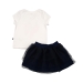 Комплект одежды для девочек Mini Maxi, модель 3997/3998, цвет темно-синий 