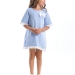 Платье для девочек Mini Maxi, модель 48332, цвет голубой 